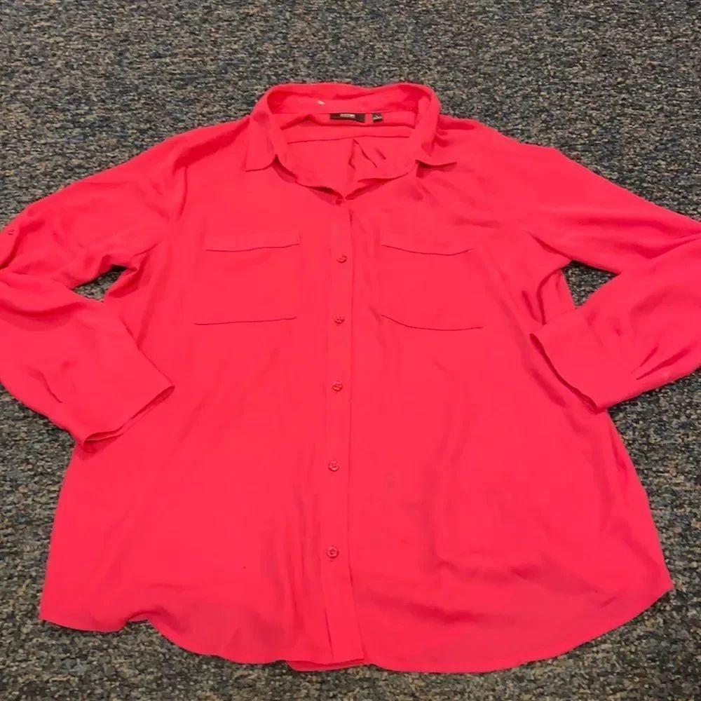 Apt. 9 Button Down Pink top sz. L